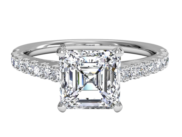 asscher cut loose diamond wholesale