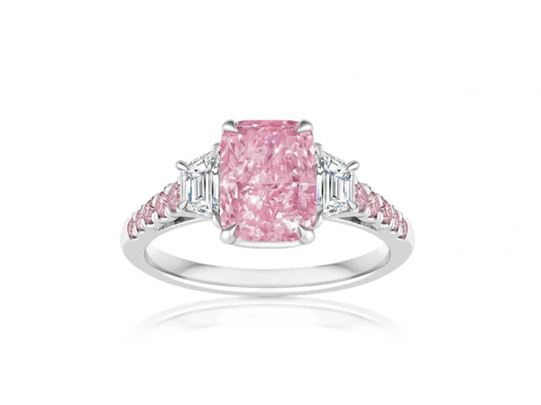 lab created diamond ring