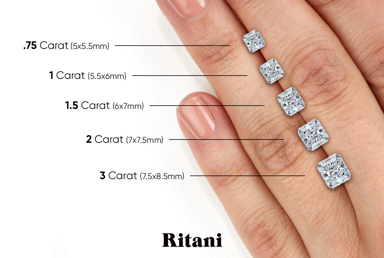 radiant cut lab grown diamond