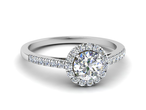 round lab grown diamond ring for sale